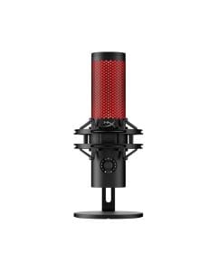 HyperX QuadCast 2 USB Condenser Microphone, 24-Bit/96kHz Recording, 4 Polar Patterns, Tap-to-Mute Sensor, 3-Capsule Design, 3.5mm Headphone Output | Black - 872V1AA