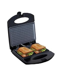 Clikon 2-Slice Sandwich Maker, 700W, Non-Stick Grill Plates, Fast Heating, Compact Easy-Clean Design | Black - CK2479