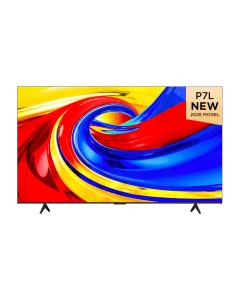 TCL 85 Inch 4K Premium QLED Smart Google TV, ONKYO 2.1 Hi-Fi, Dolby Vision Atmos, AiPQ Processor, HVA Panel - 85P7L - Black 