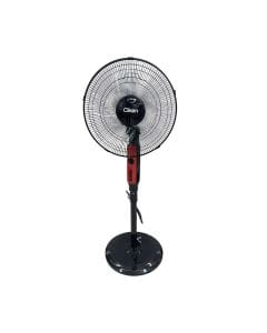 Clikon 16" Stand Fan, 45W, 3-Speed Control, Powerful Airflow, Adjustable Height, Wide-Angle Oscillation | Red/Black - CK2059