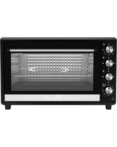 Oscar 100L Electric Oven, 2700W, Rotisserie & Convection, Double Glass Door, 120-Min Timer, Temperature Control | Black - OEO100L