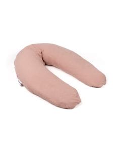 Doomoo Basics Comfy Big Maternity Pillow, Multi-functional Pillow, Machine Washable Cover (40) - Tetra Pink