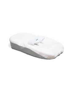 Doomoo Basics Supreme Sleep Plus Cover, Soft Organic Cotton, Easy To Use And Washable, Fitted Sheet For Supreme Sleep Plus, Soft On Baby's Skin - White