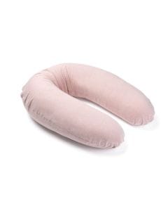 Doomoo Buddy Nursing Pillow, Multi-functional, Ergonomic Design, Removable Cover, Comfortable, Soft And Flexible - Chine Pink