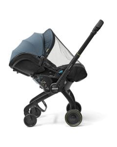 Doona X Insect Net, See Through Protective Net, Maximal Ventilation, Easy Snap On Attachment, Only Compatible With Doona X - Black