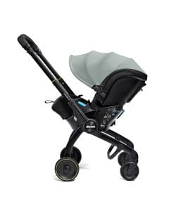 Doona X Infant Car Seat And Stroller, Adjustable Headrest, Smooth Release System, Zipper Removable Washable Textiles, 3 Recline Positions - Dusty Sage