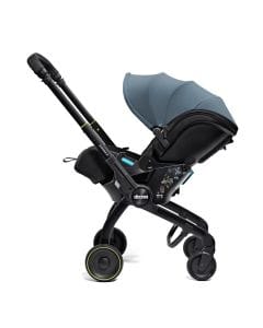 Doona X Infant Car Seat And Stroller, Adjustable Headrest, Smooth Release System, Zipper Removable Washable Textiles, 3 Recline Positions - Ocean Blue