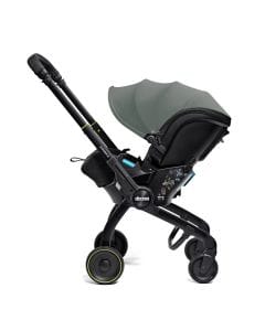 Doona X Infant Car Seat And Stroller, Adjustable Headrest, Smooth Release System, Zipper Removable Washable Textiles, 3 Recline Positions - Slate Green