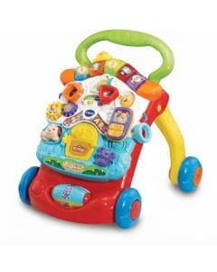VTech First Steps Baby Walker, 2-in-1 Learning Activity Centre for Infants and Toddlers, Interactive