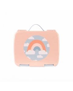 Skip Hop Rainbow Spark Style Bento Lunch Box 3+ Years, Easy Open And Close Latches, Flexible Carry Handle - Multicolour