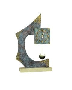 A. Anglada Counterpoint Table Clock, Modern Decorative Table Clock, Handmade Artistic Home decor, Made in Spain