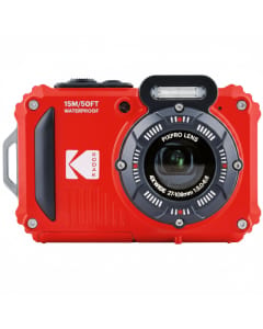 Kodak PIXPRO WPZ2 Waterproof Digital Camera 16MP with 4X Optical Zoom, Waterproof, Shockproof, Dustproof & 1080p Full HD Video | Red
