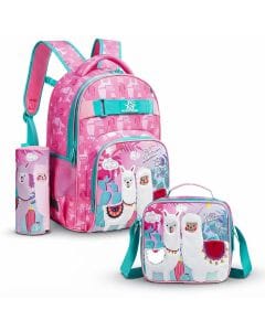 Baybee 3-in-1 Kids Backpack Set for Girls & Boys, Insulated Lunch Bag & Pencil Case, Lightweight School Bag