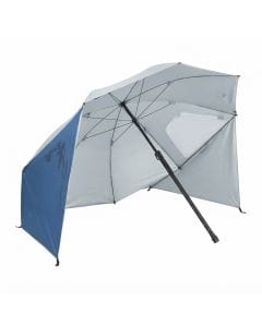 Bukela Portable Beach Tent Umbrella with Tilt, SPF 50+ Sunshade, 360-Degree Ventilation and Side Panel
