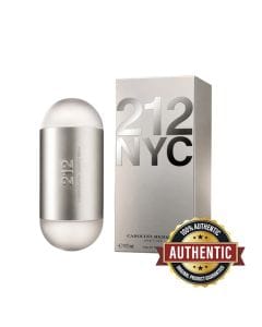 Carolina Herrera 212 NYC Eau de Toilette 100ML - Bergamot, Gardenia & Sandalwood Fresh Floral Women's Fragrance | 8411061251607