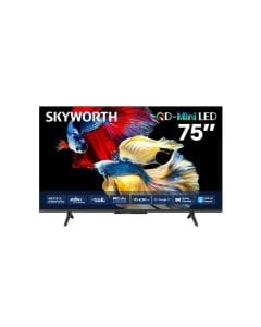 Skyworth 75" inch Nexo QD-Mini LED 120Hz UHD Google TV, Full Array Local Dimming, Dolby Vision & Atmos, HDMI 2.1 | 75X6600H 