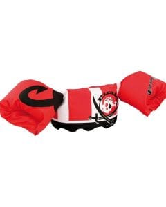 Campingaz Sevylor Puddle Jumper Kids Swimming Aid, Pirate Design, Arm Bands, Comfortable Secure Fit, Water Safety Float | Red (3138522090074)