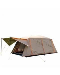Saraele Large Camping Tent for 8–12 People, Waterproof UV-Resistant Family Shelter for Hiking and Outdoor Adventures