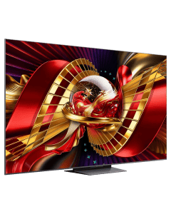 TCL 75 Inch 4K SQD Mini LED Smart Google TV with Google Voice Assistant, 2584 Dimming Zones, HDR 5500 Nits, 144Hz - 75C8L - Black