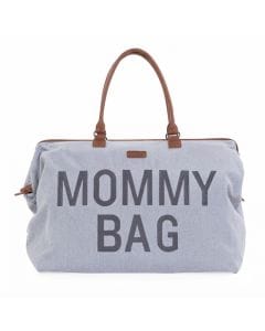 Childhome Mommy Big Bag, Large Capacity 56L, Adjustable Shoulder Strap, Multiple Compartments - Gray