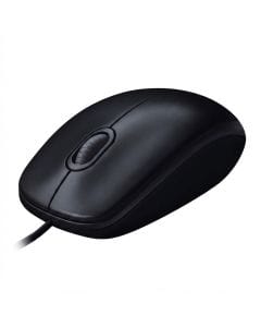 Logitech M90 Wired Optical Mouse - High-Definition 1000 DPI Precision, Ergonomic AmbidextrousCompatible with Windows, macOS, Linux