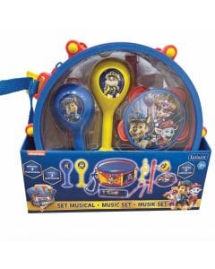 Lexibook Paw Patrol Musical Toy Set - 7-Piece Instrument Kit with Chase & Marshall, Blue/Yellow