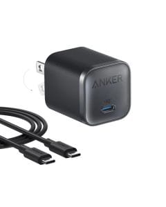 Anker Nano 45W USB-C Charger with Fast Charging Technology, Compact Design & USB-C Cable Included | Black - B2692K11