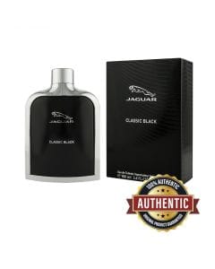 Jaguar Classic Black Eau de Toilette for Men, Woody Aromatic Fragrance - 100ml