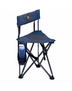 GCI Outdoor Quick-E-Seat Folding Tripod Chair with Backrest, Lightweight Portable Camping Stool for Hiking and Fishing