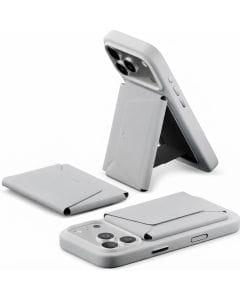 MOFT MagSafe Wallet and Phone Stand for iPhone 17–12 Series, RFID-Blocking Vegan Leather Card Holder