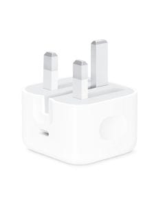 Apple 20W USB-C Power Adapter - Fast Charger for iPhone & iPad, Genuine | MHJF3B/A | White 