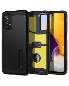 Spigen Tough Armor Case for Samsung Galaxy A72, Heavy-Duty Protective Cover with Extreme Impact Foam