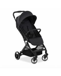 Hauck Travel N Care Plus Travel Buggy Lightweight Foldable Pushchair with Reclining Function, UV Protection, Sturdy Yet Portable Design for Busy Airports and City Streets | Black