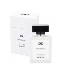 Dofta Champagne Eau de Parfum, Unisex Fragrance, Wild Exotic Fruits Top Notes, Peach & Rose Middle Notes, Musk Base, Long-Lasting Scent - 50ml