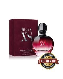 Paco Rabanne Black XS Eau de Toilette for Men, Woody Oriental Fragrance with Lemon, Cinnamon, Praline & Patchouli - 80ml