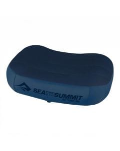 Sea to Summit Aeros Premium Inflatable Camping Pillow, Large Size, Navy Blue, Ultralight Compact Travel Cushion