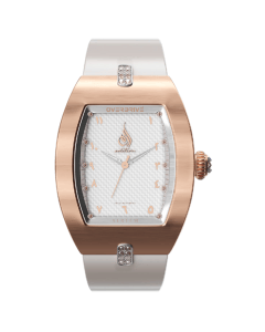 Overdrive Alreem Edition Rose Gold Watch, 32mm Stainless Steel Case, Ronda 763E-H2 Quartz Movement, Satin Strap, K1 Mineral Glass, 5 ATM Water Resistant 