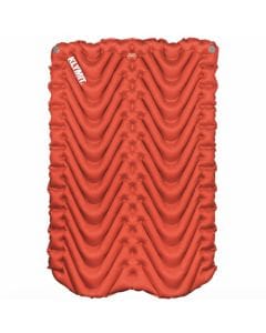 KLYMIT Double V Sleeping Pad, 2-Person Inflatable Camping Mattress, 47-Inch Wide, R-Value 4.4 for All-Season Comfort
