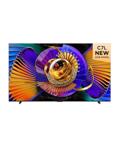 TCL 65 Inch 4K SQD Mini LED Smart Google TV, 1152 Dimming Zones, HDR 3000 Nits, Bang & Olufsen Audio, 288Hz VRR - 65C7L - Black 