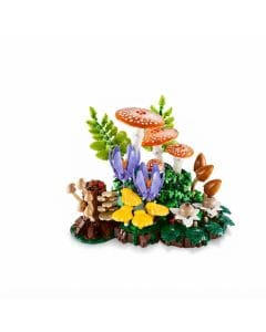 LEGO Botanicals Woodland Mushrooms DIY Forest Home Decor Building Set for Adults 
