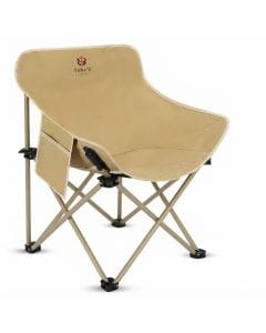 TOBY'S Portable Folding Camping Chair, Heavy-Duty Outdoor Lawn Chair with 330 lb Capacity