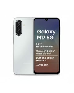 Samsung Galaxy M17 5G, 4GB RAM, 128GB Storage, 50MP Camera, IP54 |Moonlight Silver