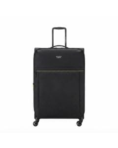 Delsey Brochant 3.0 78cm Large Softsided Luggage - Lightweight Expandable | Deep Black