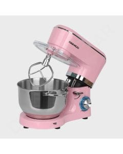 Daewoo 5.5L Stand Mixer 600W Copper Motor, 10 Speed + Pulse Function, Includes Dough Hook & Whisk | DKM 1503 | Pink