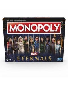 Monopoly: Marvel Studios' Eternals Edition Board Game, 10 Character Tokens, Cosmic Gameplay  8 Years and Up