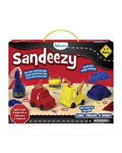 Skillmatics Sandeezy Pretend Play Set – Build Your Own Cars, Trucks & More, Non-Toxic Mess-Free Sens