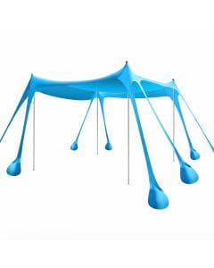 Dsocool Beach Tent Shade Canopy, UPF 50+ Sun Protection with 8 Sandbags and 4 Aluminum Support Poles