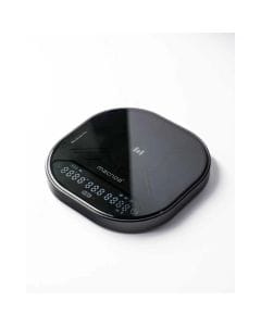 Macnoa MacScale Pro Smart Coffee Scale with Timer, 3kg Capacity, 0.1g Accuracy, USB-C Rechargeable, LED Display | Black - MS-26MSPR-BK