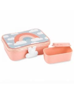 Skip Hop Rainbow Spark Style Lunch Kit 3+ Years, Dishwasher-Safe For Easy Cleaning, Easy-Open Clips For Kids - Multicolour