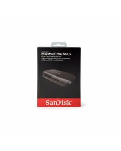 SanDisk ImageMate PRO USB-C Reader/Writer with USB-C Connectivity, Multi-Card Support for SD & microSD, UHS-II Transfer Speeds & Compact Design | Black - 619659176846